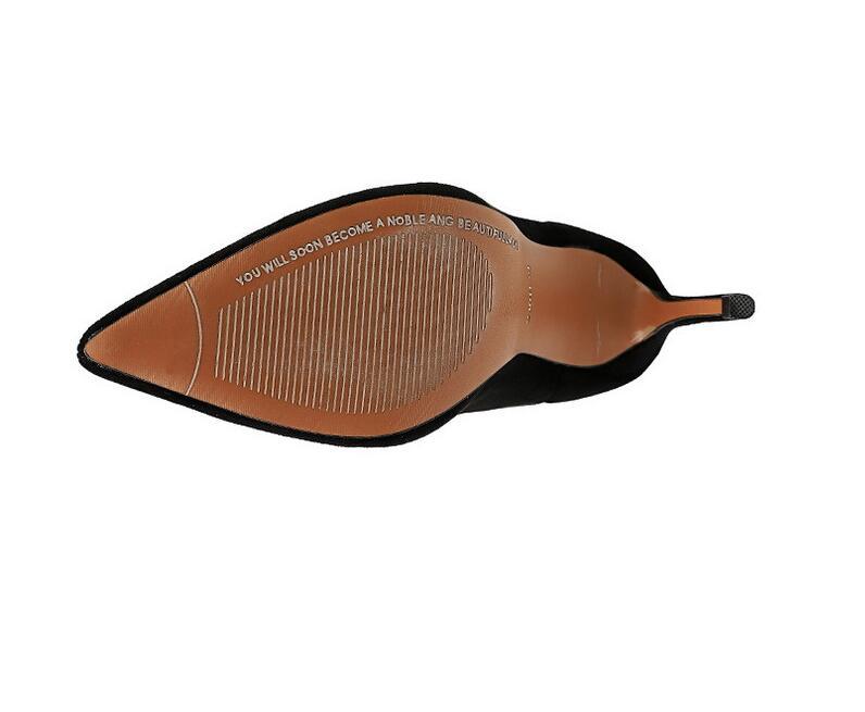 High-heeled Suede Pointed Toe Women's Boots