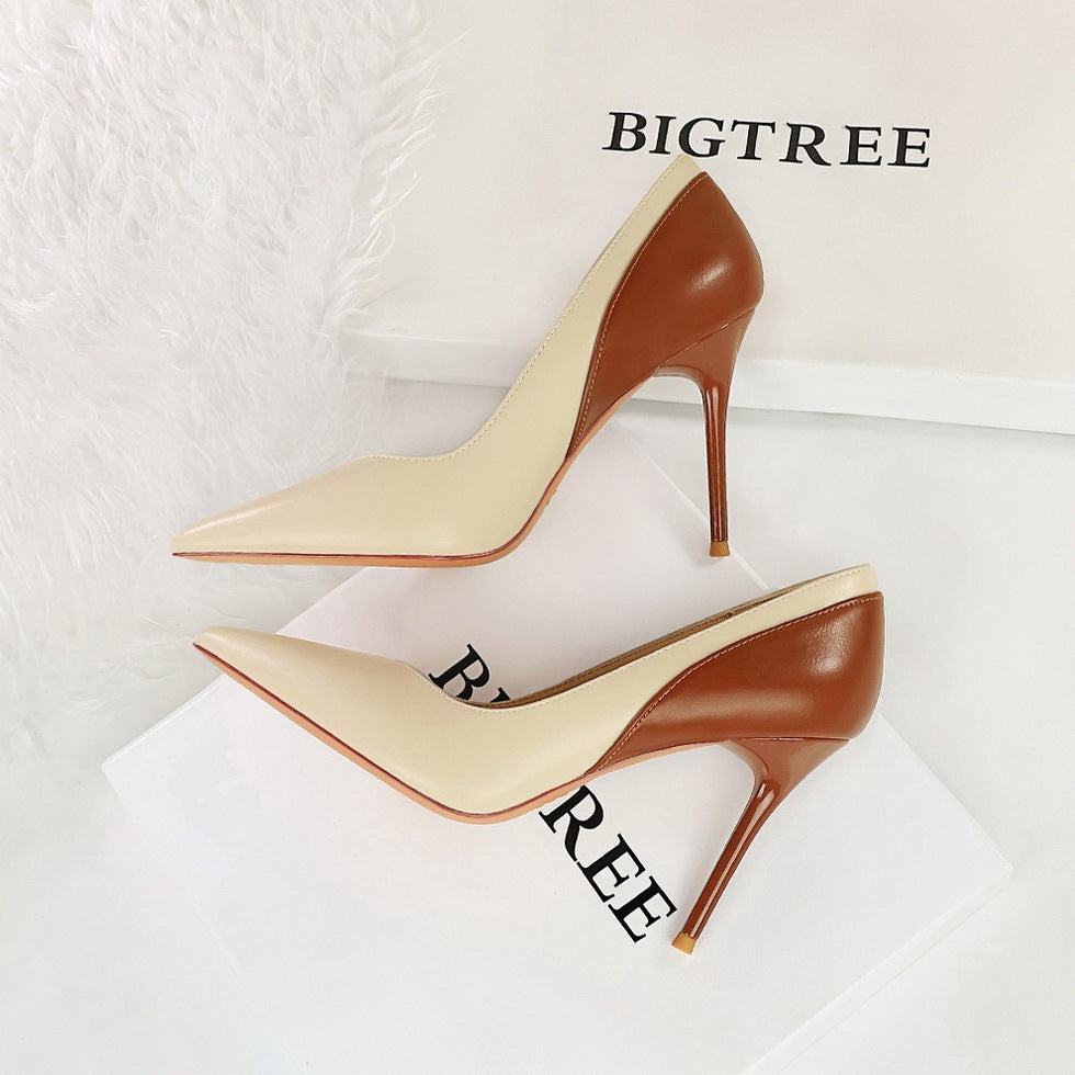 Retro Style High Heels Stiletto Heel Banquet Women